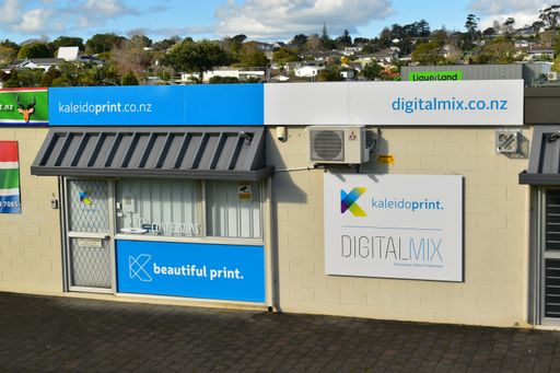 Auckland / New Zealand - July 11 2020: View of Digitalmix business in Howick industrial zone