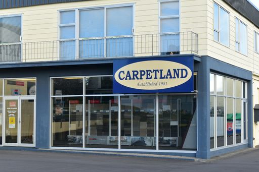 Auckland / New Zealand - July 11 2020: View of Carpetland business in Howick industrial zone
