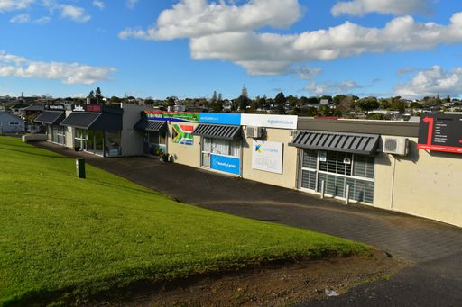 Auckland / New Zealand - July 11 2020: View of business in Howick industrial zone