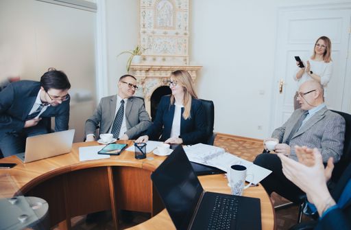 Business people having a meeting in conference room