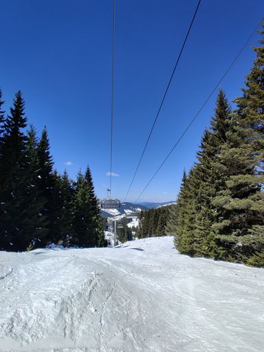 A beautiful shot of a ski area in Bulgaria