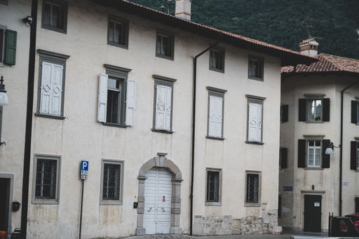 view of the village of Venzone in Udine in Friuli Venezia Giulia