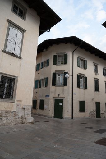 view of the village of Venzone in Udine in Friuli Venezia Giulia