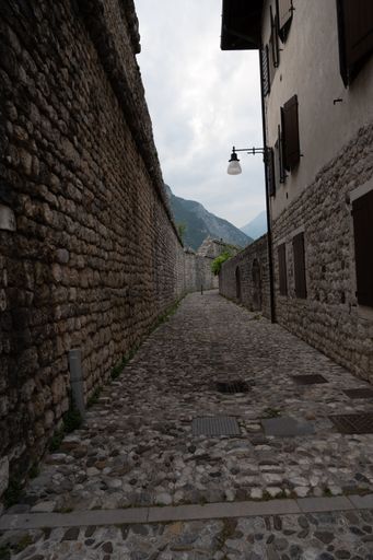 view of the village of Venzone in Udine in Friuli Venezia Giulia