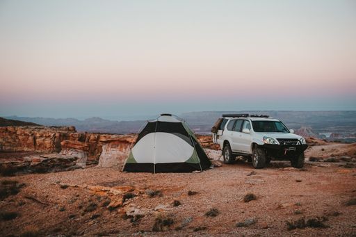 Alstrom Point, Lake Powell at sunrise.  Drove through the night, set up in the wind and dark.  I woke up to one of the most amazing views ever.