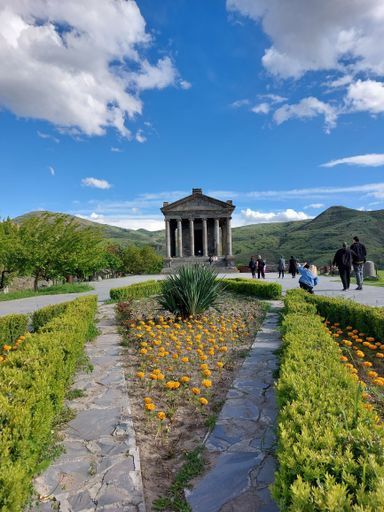 The Garni temple, sightseeing in Armenia