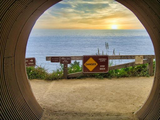 Beach Area in the coast of California. USA.