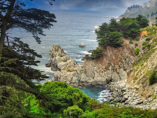 Beach Area in the coast of California. USA.
