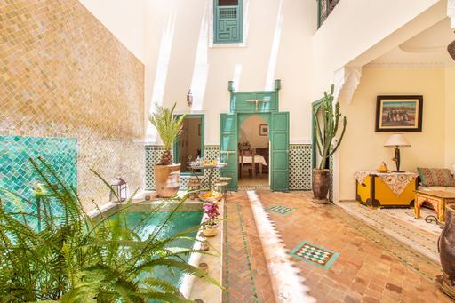 An old and beautiful Riad "Guest house" in the old Merdina of Marrakec