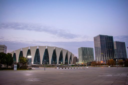 The Oriental Sports center in Shanghai city