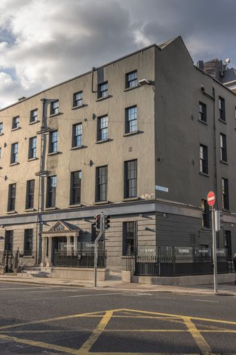 A tall architectural building office in Dublin