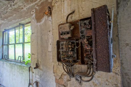 Abandoned Old Ruined Industrial Plant in Veneto Italy