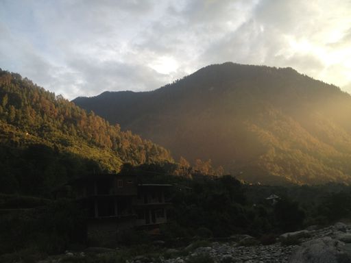 A beautiful shot of a landscape under the cloudy sky