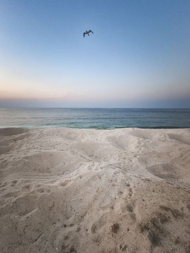A mesmerizing view of the golden sunset over the sea