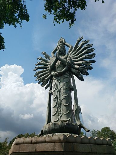 The Thousand Hands Buddha in Shenzhen, Guangdong, China
