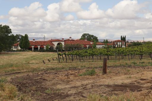 A gorgeous winery with fields and buildings in Pleasanton, CA