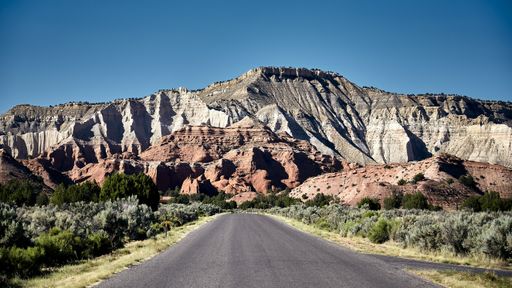 A beautiful scenery of a canyon landscape in Kodachrome Basin State Park, Utah, USA