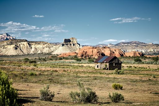 A beautiful scenery of a canyon landscape in Kodachrome Basin State Park, Utah, USA