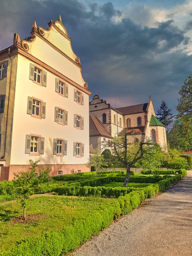 View of Traditionals houses of Alsace. France. Europe