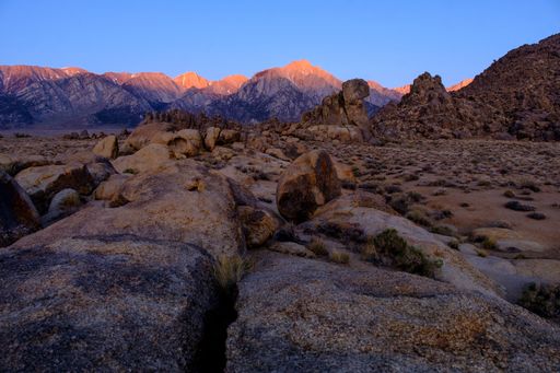 A beautiful landscape of Alabama, Lone Pine hills range