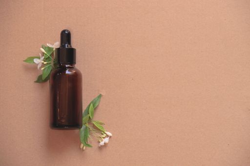 Product mockup showing the concept of eco-friendly beauty and body care product using natural ingredient