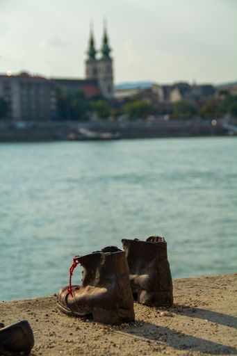 The Shoes on the Danube Bank is a Memorial erected on April 16 2005, in Budapest, Hungary. Conceived by film director Can Togay, he created it on the