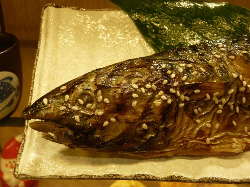 A close up shot of shiny realistic fish model on a white plate