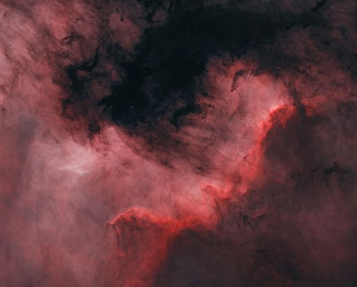 The North American Nebula in space