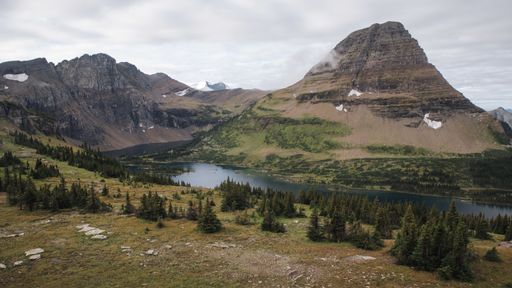 The beautiful Glacier National Park in Montana, USA