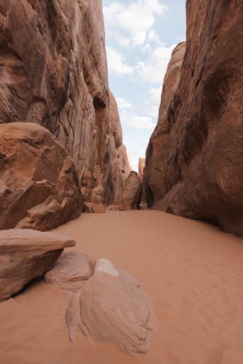 A mesmerizing shot of the Arches National Park, Double Arch Castle USA