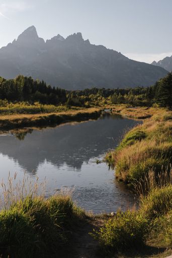 A breathtaking view of the Grand Teton National Park Jenny USA