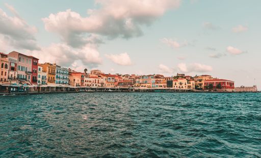 Chania old port Crete Greece