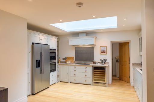A beautiful modern kitchen interior