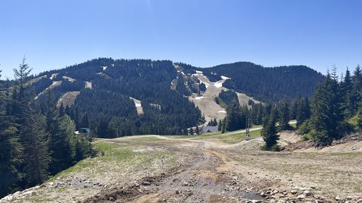 The beautiful landscape view of the Cypress provincial park under the blue sky