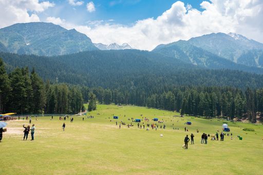 Baisaran Valley, Mini Switzerland Pahalgam, Jammu and Kashmir, India.