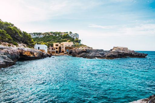 A beautiful shot of Cala s'Almunia, Mallorca