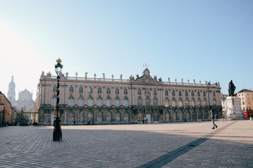 Beautiful landscape shot of the unesco square in interior France, Nancy.