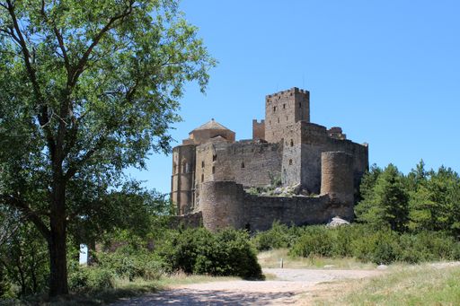 Loarre Castle is a Romanesque castle located in Loarre (Huesca, Aragon, Spain).