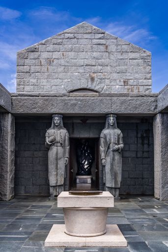 The Njegos Mausoleum in mountains of Lovcen, Montenegro