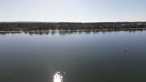 An aerial drone shot of Port Macquarie, NSW, Australia