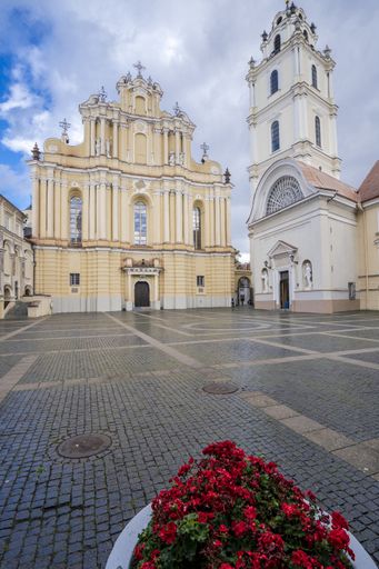 The image shows the famous St Johns church dedicated to two St Johns, St. John the Baptist and St. John the Apostle and Evangelist
