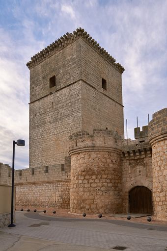 Image of the castle of Portillo. Castle located in the province of Valladolid, Castilla y Leon, Spain.