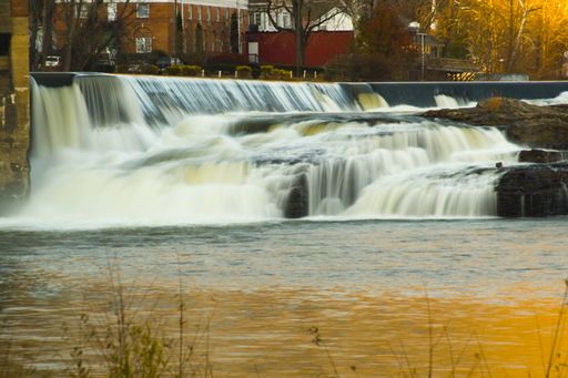 A beautiful shot of the Blackwater Falls in State Park Davis-USA