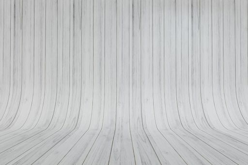 The curved gray wooden parquet backdrop - A good background for displaying objects