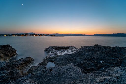 In Mallorca you can always enjoy magnificent sunsets like this one which is from the municipality of Alcudia