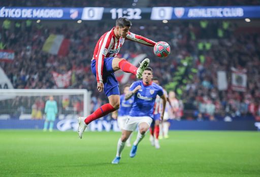 Alvaro Morata during Atlético Madrid - Athletic Bilbao. Wanda Metropolitano Stadium, Madrid, 26 October 2019.