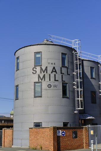 Vertical shot of Leeds city centre office the small mill yorkshire design group