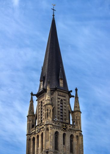 A vertical shot of St. Peter's Church in Sittard, Netherlands