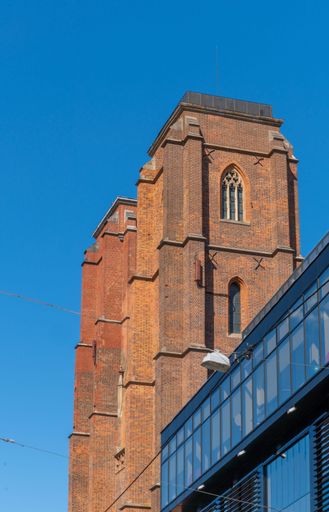 A vertical shot of St Mary Magdalene Church. Wroclaw, Poland.