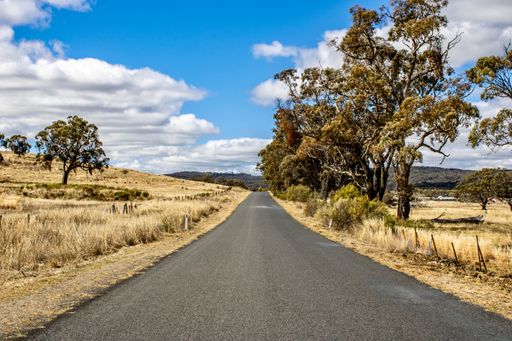 The Gold Road near the rural areas of Emmaville, New South Wales, Australia